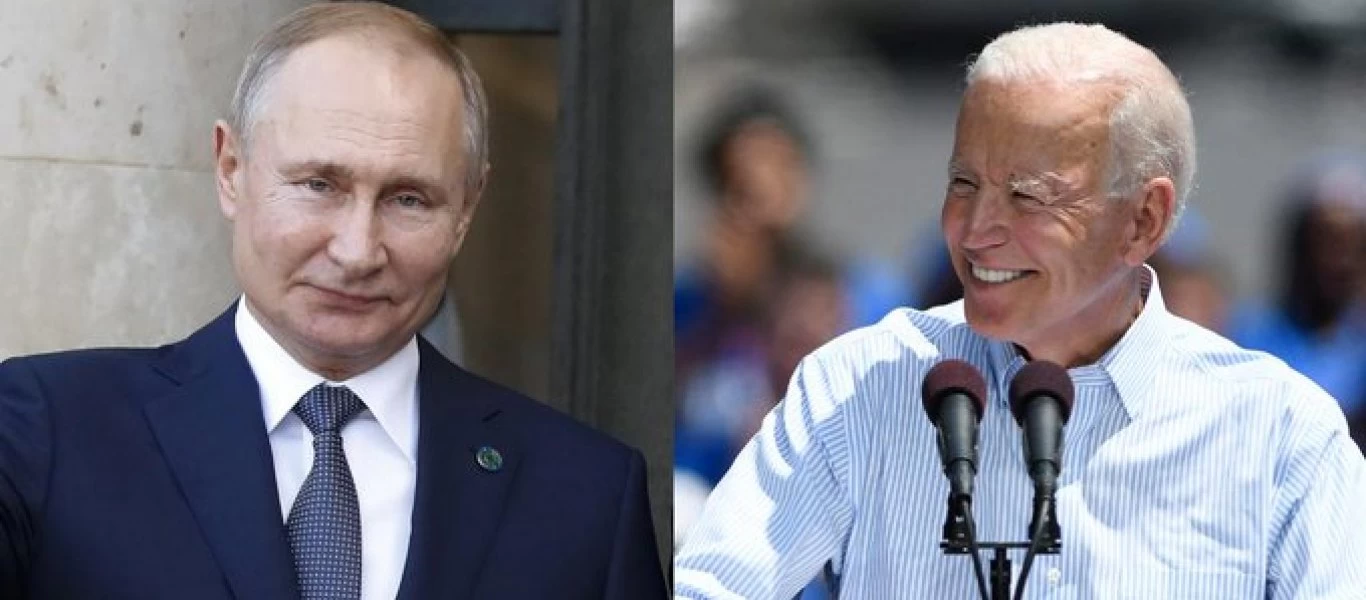 Ευχές Πούτιν σε Μπάιντεν για τα Χριστούγεννα και το νέο έτος